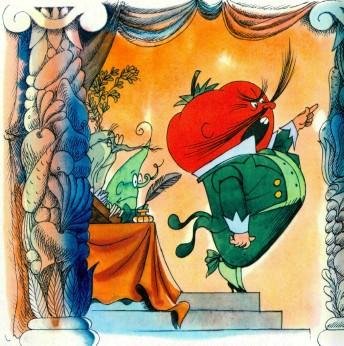 Приключения Чиполлино Синьор помидор