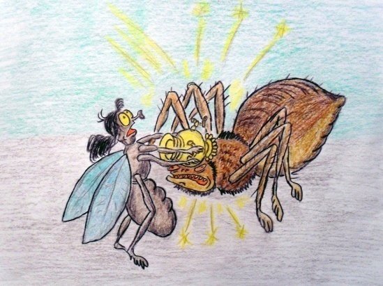 Муха-Цокотуха художник Бритвин