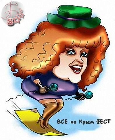 Карикатура на Галкина