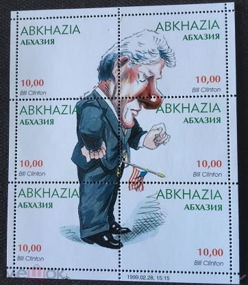 Шарж Билл Клинтон Моника Левински