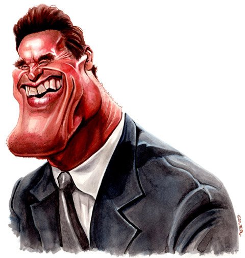 Шарж на Арнольда Шварценеггера