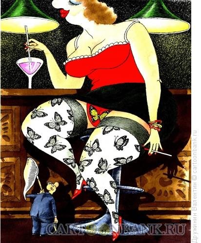 Бабочка карикатура