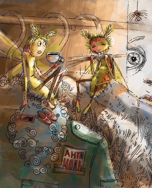 Моль иллюстрация