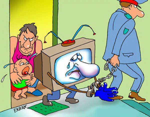 Карикатура ремонт техники