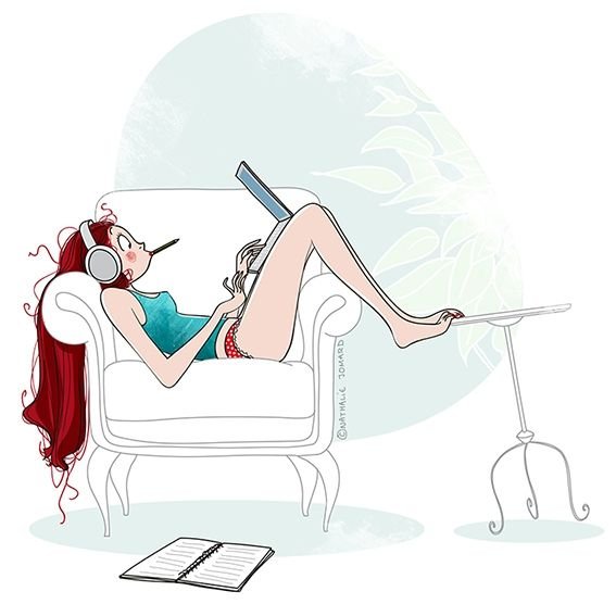 Иллюстратор Натали Джомард