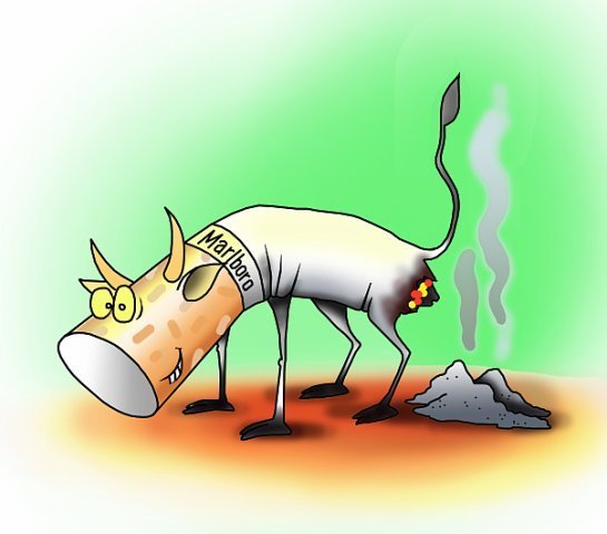 Карикатуры на курильщиков