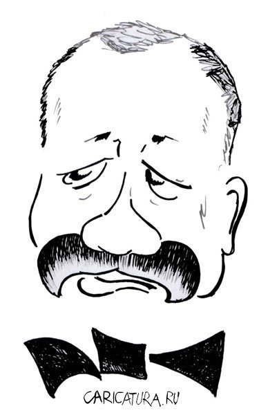 Леонид Якубович шарж