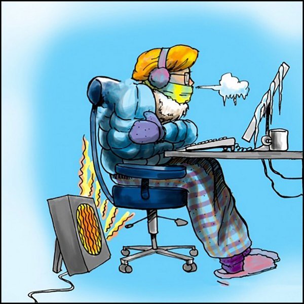 Замерзшие европейцы карикатура