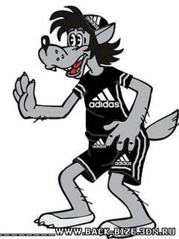 Волк из ну погоди в костюме адидас