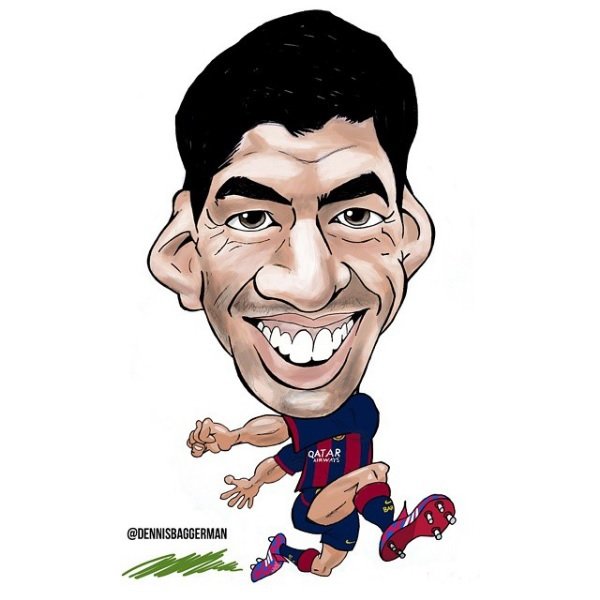 Рисунок Луиса Суареса