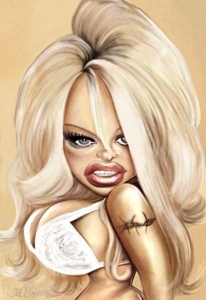 Шарж девушка