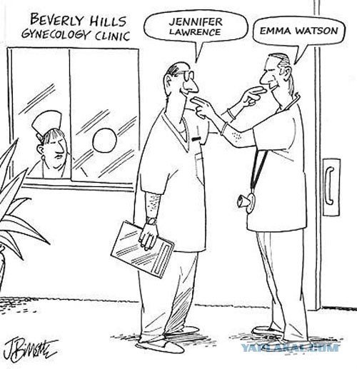 Шарж врач гинеколог