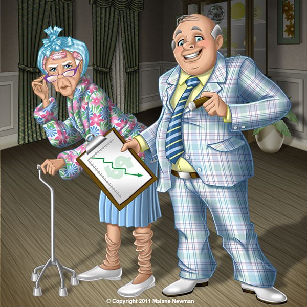 Старички мультяшные