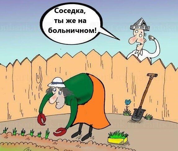 Смешные карикатуры про дачников