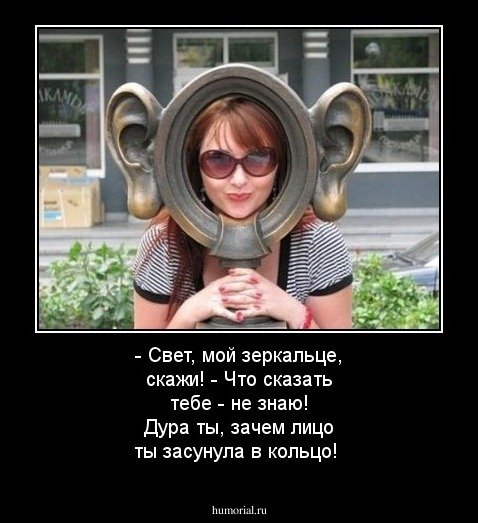 Свет мой зеркальце шутка
