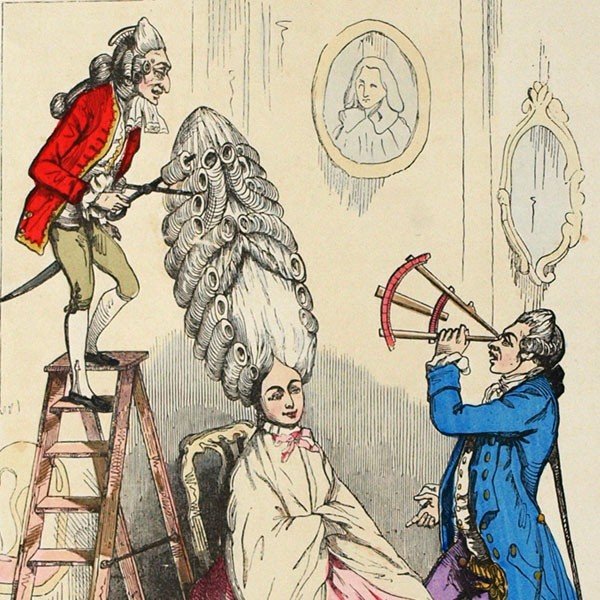 Карикатуры на Людовика 16 и Марию Антуанетту