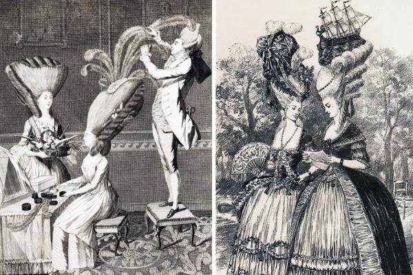 Людовик 16 и Мария Антуанетта карикатура