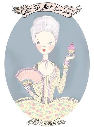 Людовик 16 и Мария Антуанетта карикатура