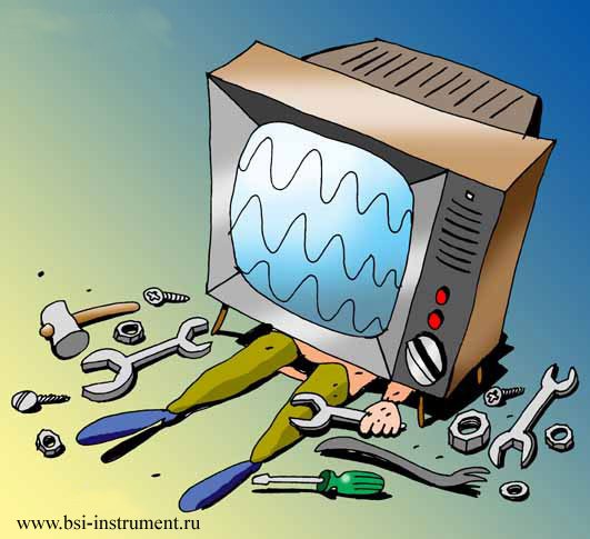 Телевизор карикатура