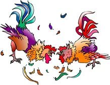 Вьетнамский Бойцовый петух га Донг Тао