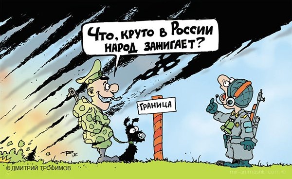 Пограничник карикатура