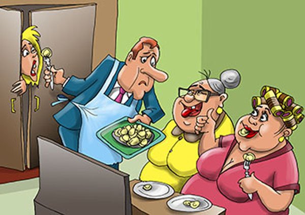 Шарж на тёщу