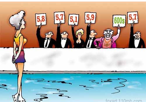 Оценки жюри прикол