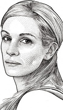 Джулия Робертс карикатура