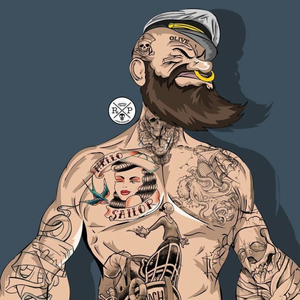 Бородатые мультяшки