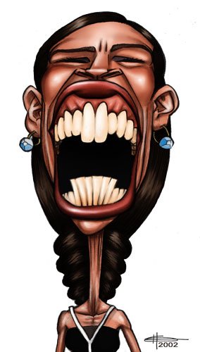 Джулия Робертс портрет карандашом