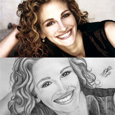 Джулия Робертс портрет