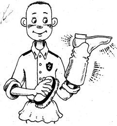 Новобранец черно белый рисунок