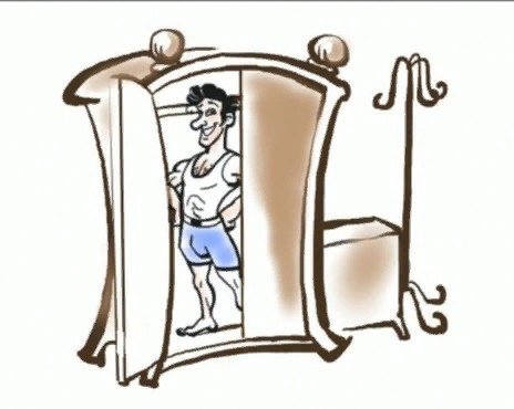 Шкаф карикатура