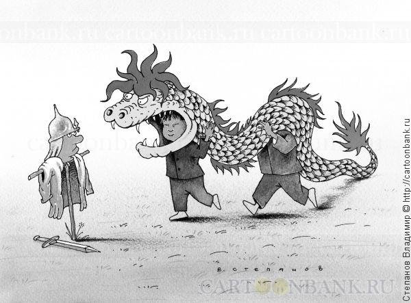 Китайский дракон карикатура
