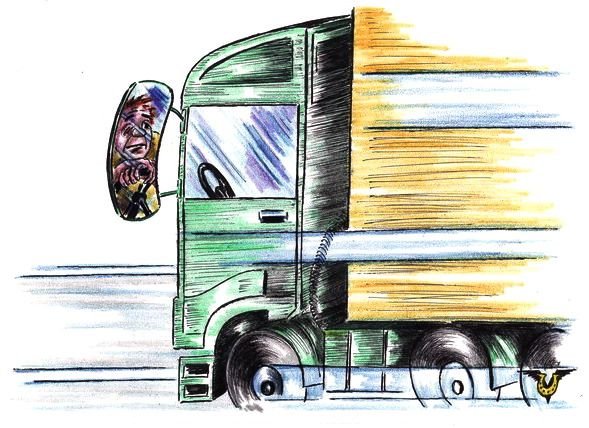 Шарж с фурой