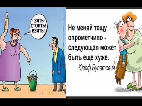 Анекдоты в картинках про тещу