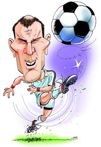 Шаржи на известных футболистов