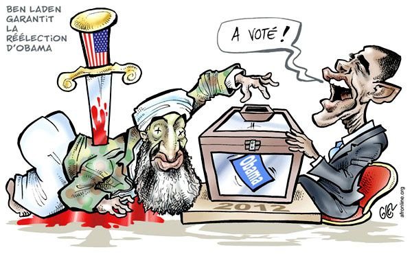 Усама Бен Ладен карикатура