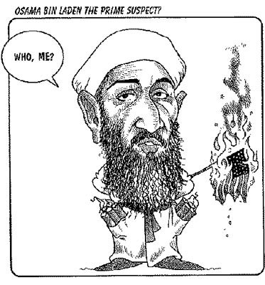 Бен Ладен карикатура