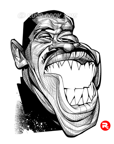 Карикатура Дон Кинг