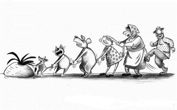 Репка карикатура