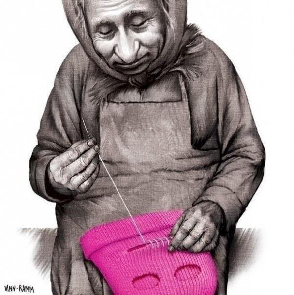 Старушка карикатура