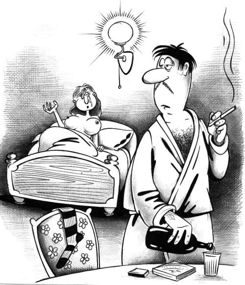 Карикатура Корсун Анна Каренина