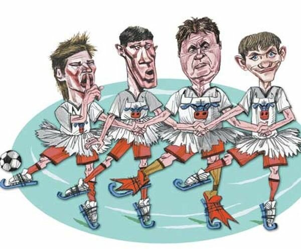 Российский футбол карикатура