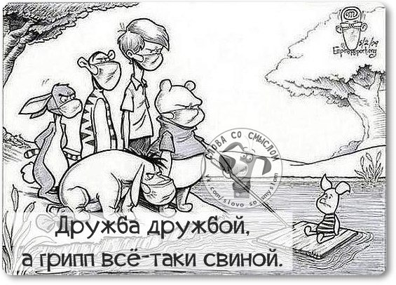 Свиной грипп Винни пух