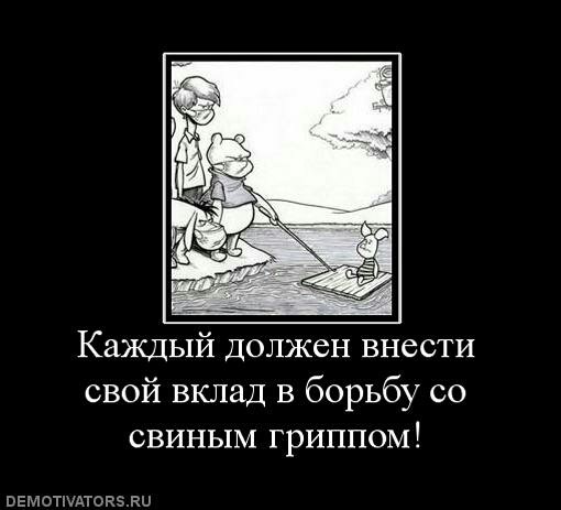 Птичий грипп свиной грипп