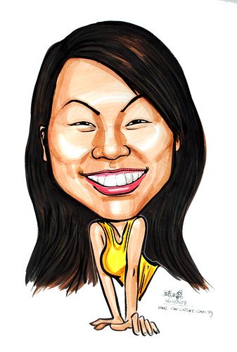 Фотомодель карикатура