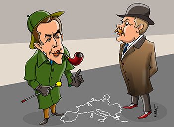 Шерлок Хомс карикатура
