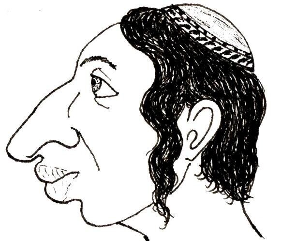 Еврейский нос в профиль