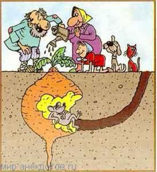 Репка карикатура